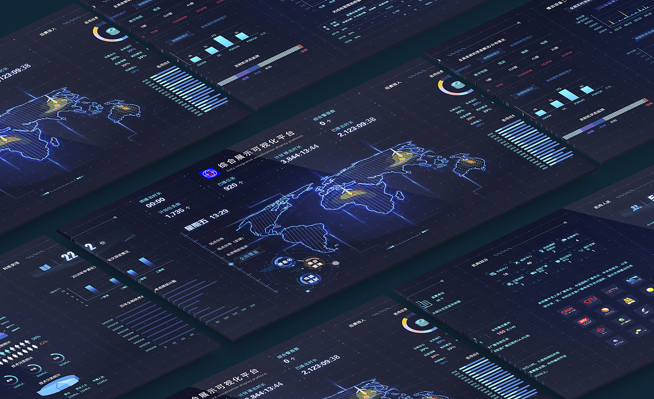 大屏设计-大数据综合展示可视化平台 - 疯子110 - 博客园